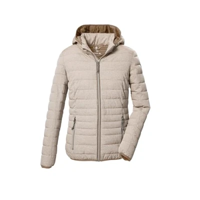 Abbildung von G.I.G.A. DX Damen Steppjacke/Casual Funktionsjacke in Daunenoptik mit abzippbarer Kapuze Uyaka, hellsand, 36, 28041 000