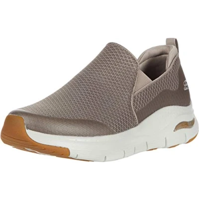 Abbildung von Skechers Herren Arch Fit Banlin Sneaker, Taupe Mesh Synthetic Trim, 41 EU