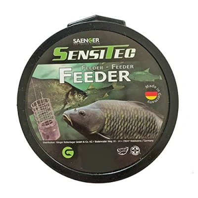 Abbildung von Sensitec monofilie Angelschnur aus Nylon, 400m, Zielfischschnur, Angelsehne,Bastelschnur (Feeder, 0,26 mm)