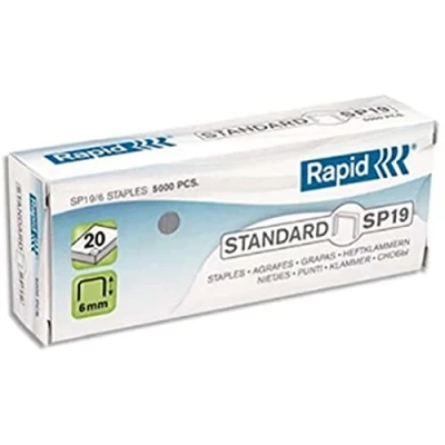 Abbildung von Rapid 24873800 Heftklammern SP 19/6, verzinkt