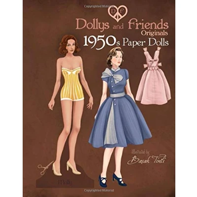 Abbildung von Dollys and Friends ORIGINALS 1950s Paper Dolls: Fifties Vintage Fashion Doll Collection (Dollys Dolls)