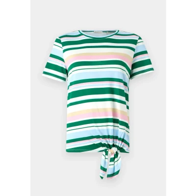 Abbildung von TOM Tailor Denim Printed KNOT Tshirt print multicolor, Damen, Größe: XS, Multicolor