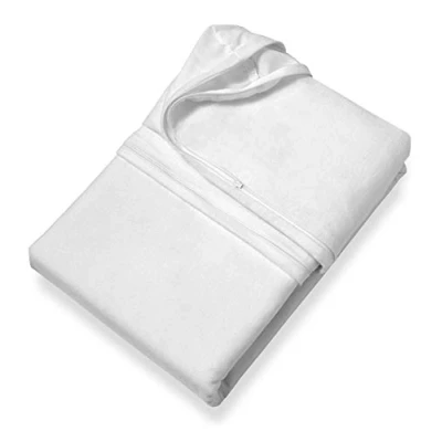 Abbildung von SETEX Antiallergen Matratzenvollschutzbezug, 80 x 200 cm, Matratzenschoner aus 100% Baumwolle, Protect &amp; Care, Gebleicht