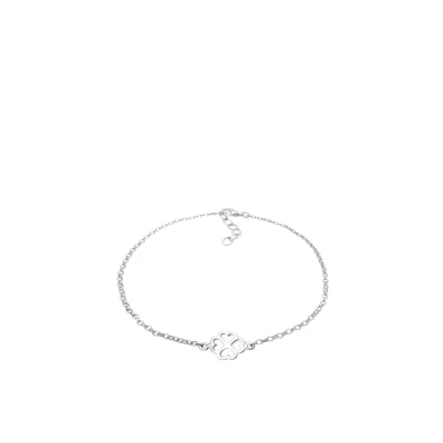 Abbildung von Elli Kleeblatt Bringer Armband, Damen, Größe: 18, Silber