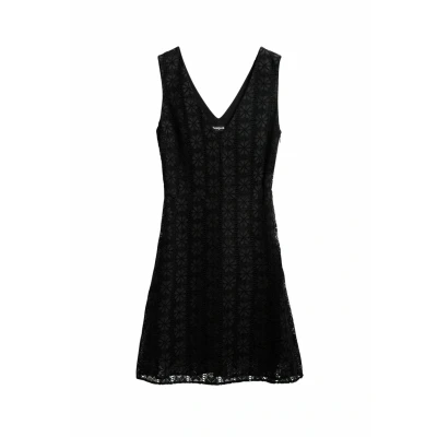 Abbildung von Desigual Sleeveless Cocktailkleid/festliches Kleid, Damen, Größe: XS, Black