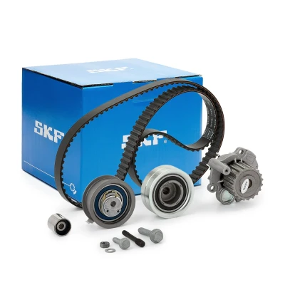 Abbildung von SKF VKMC 01130 2 Wasserpumpe + Zahnriemensatz mit Stehbolzen 141 VOLKSWAGEN: Polo IV Hatchback, Saloon, SKODA: Fabia I Hatchback