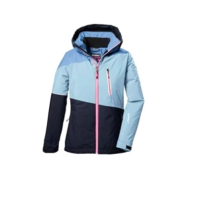 Abbildung von killtec Mädchen Skijacke/Funktionsjacke mit Kapuze und Schneefang KSW 331 GRLS SKI JCKT, hell denim, 164, 42091 000