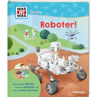 Abbildung von WAS IST Junior Band 44 Roboter! Superwissen mit WOW Effekt Illustriertes Klappenbuch für Kinder ab 5 Jahren (WAS Sachbuch, 44)
