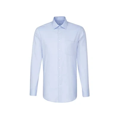 Abbildung von Seidensticker Modern Hemd, Herren, Größe: 38, Light blue