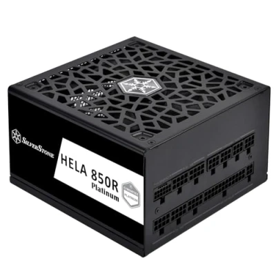 Abbildung von SilverStone Technology HELA 850R Platinum Vollständig modulares PCIe 5 80 Plus ATX Netzteil mit 850W, SST HA850R PMA