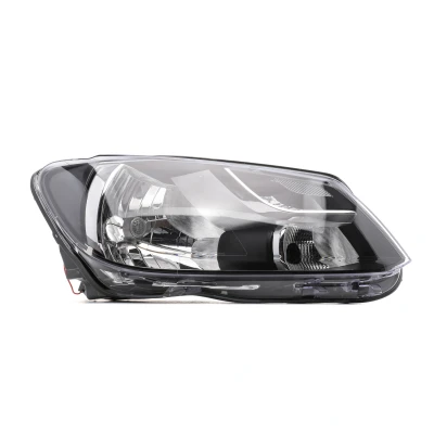 Abbildung von TYC 20 12473 05 2 Scheinwerfer rechts H4, P21/5W mit Tagfahrlicht für Rechtsverkehr Elektromotor VOLKSWAGEN: Caddy 3