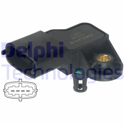 Abbildung von DELPHI PS10206 Luftdrucksensor, Höhenanpassung FORD: FOCUS 3 Turnier