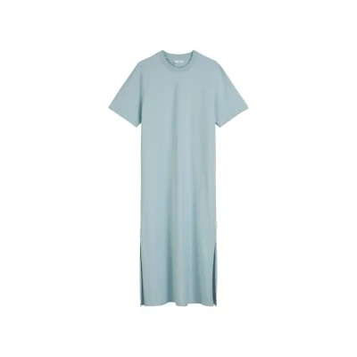 Abbildung von Marc O&#039;Polo Denim Round NECK Slits Jerseykleid, Damen, Größe: XS, Blue fog