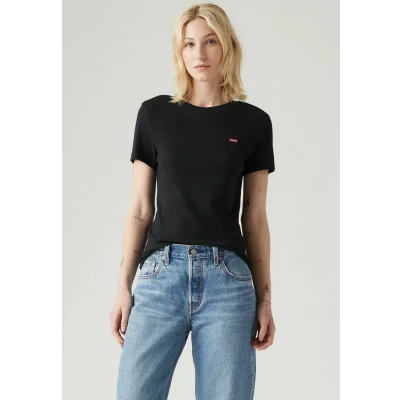 Abbildung von Levi&#039;s Night Tshirt basic, Damen, Größe: XS, Caviar