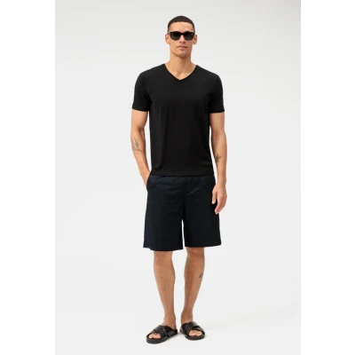 Abbildung von OLYMP T Shirt »OLYMP Wirk Casual Shirt«, aus Leinenmischung