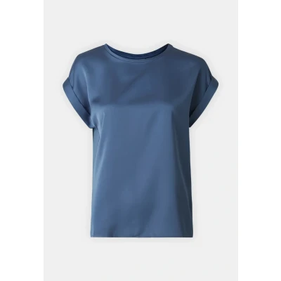 Abbildung von VILA Viellette Tshirt basic, Damen, Größe: 34, Bijou blue