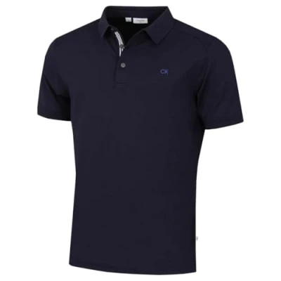 Abbildung von Calvin Klein Herren Campus Sport Stretch Golf Poloshirt Kriegsmarine L