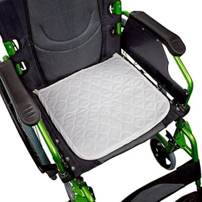 Abbildung von Mobiclinic, Inkontinenzunterlage waschbar, Europäische Marke, Inkontinenzunterlage, Wiederverwendbar, Für Rollstühle, Sitze, Auto, 450 Wäschen, Absorption 3,8 L/m2, 40x38 cm, Farbe Weiß
