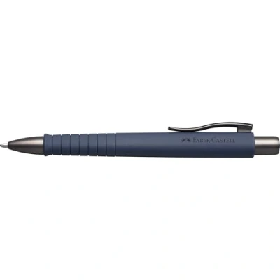 Abbildung von FABER CASTELL 241189 Kugelschreiber Poly Ball, urban navy blue, 1 Stück, mit auswechselbarer Mine, dokumentenecht