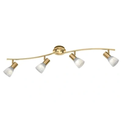 Abbildung von Trio Leuchten LED Deckenleuchte &quot;Levisto&quot; in Nickel matt, Glas alabasterfarbig weiß 871010307
