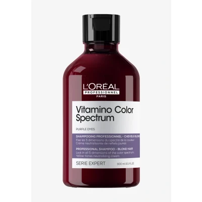 Abbildung von L&#039;OREAL Professionnel Vitamino Color Spectrum Purple DYES Neutralizing Shampoo Shampoo, Größe: 300 ml,