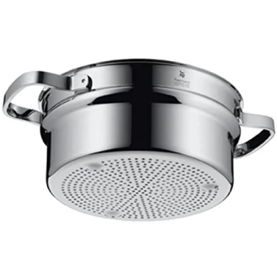 Abbildung von WMF Function 4 Gemüse / Kartoffeldämpfer 20 cm, Dampfgarer Einsatz für Topf, Dämpfeinsatz, Cromargan Edelstahl, spülmaschinengeeignet