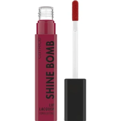 Abbildung von Catrice Shine Bomb Lip Lacquer, Lippenstift, Nr. 050, Pink, langanhaltend, sofortiges Ergebnis, glänzend, farbintensiv, vegan, ölfrei, ohne Parabene, Mikroplastikpartikel, 1er Pack (3ml)