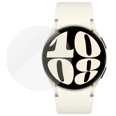 Abbildung von Samsung Galaxy Watch 6 44 mm Panzerglas PanzerGlass Screenprotector voor de Apple incl. applicator Displayschutzfolie für die