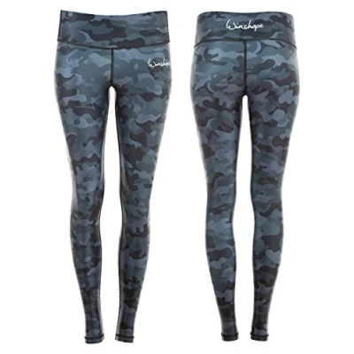 Abbildung von Winshape Functional Power Shape Tights, Damen, Größe: XXL, Camo grey