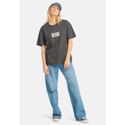 Abbildung von Billabong Tshirt print, Damen, Größe: Large, Black
