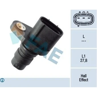 Abbildung von FAE 79403 Impulsgeber 3 Hallsensor OPEL: Corsa C Hatchback, Astra H Caravan