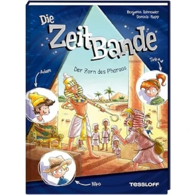 Abbildung von Die ZeitBande. Band 1. Der Zorn des Pharaos / Kinder Krimi für Mädchen und Jungen ab 8 Jahren Spannendes Abenteuer im alten Ägypten