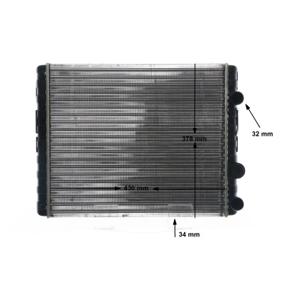 Abbildung von MAHLE ORIGINAL CR 42 000S Kühler, Motorkühlung für Fahrzeuge ohne Klimaanlage 430 377 34 Kühlrippen mechanisch gefügt VOLKSWAGEN: Lupo / 3L