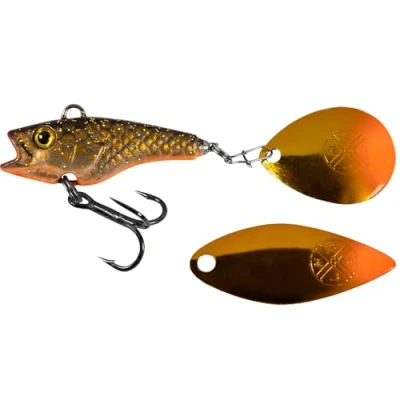 Abbildung von LMAB Good Vibe Jigspinner, mit Wechsel Blade, Jig Spinner zum Angeln, Barsch &amp; Hecht Spinjig (10 g, Ayu)