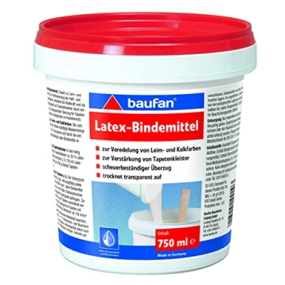 Abbildung von Baufan Latex Bindemittel scheuerbeständige Beschichtung 750 ml LF