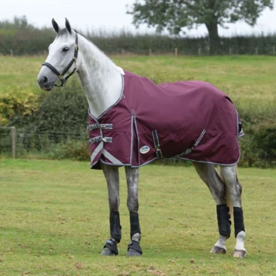 Abbildung von Weatherbeeta Regendecke Comfitec Plus Dynamic II Standard Neck Lite Maroon/Grau/Weiß 125/175