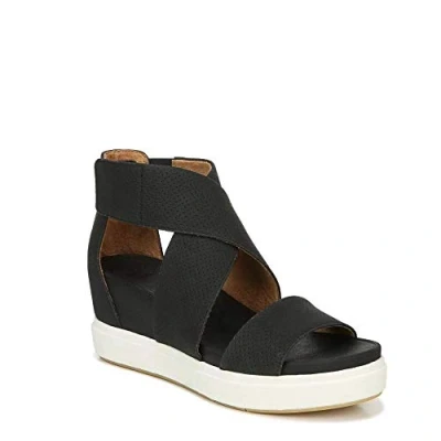 Abbildung von Dr. Scholl&#039;s Frauen Flache Sandalen Schwarz Groesse, 40.5 EU
