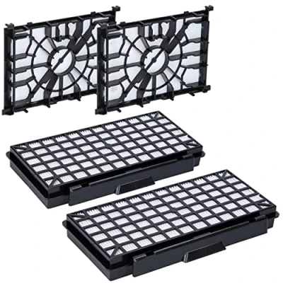 Abbildung von McFilter 2x HEPA Filter Motorfilter geeignet für Siemens Q5.0 VSQ5X1230 extreme SilencePower Serie Q 5.0, Alternative zu Hygienefilter VZ154HFB Staubsauger Zubehör Bodenstaubsauger