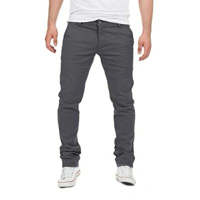 Abbildung von Yazubi Dustin Chino Hosen Für Herren Jeans Slim Fit Business Chinohosen Mit Stretch, Grau (Magnet 4R193901), W31/L30