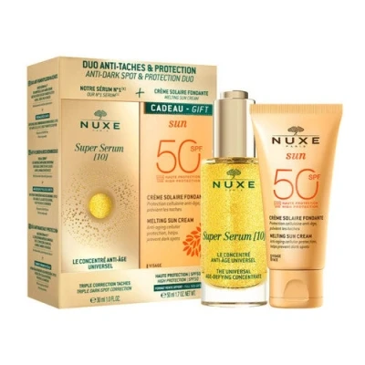 Abbildung von NUXE KIT Including 1 Super Serum 30ML + FREE Melting Cream HIGH PRO Gesichtspflegeset, Größe: One Size, Orange