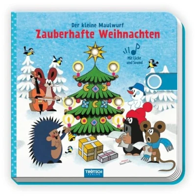 Abbildung von Trötsch Der kleine Maulwurf Soundbuch mit Licht Zauberhafte Weihnachten: Beschäftigungsbuch Liederbuch Geräuschebuch