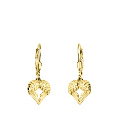 Abbildung von Sofia Milani WING Heart Ohrringe, Damen, Größe: One Size, Gold coloured