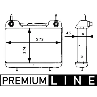 Abbildung von MAHLE ORIGINAL CLC 27 000P Ölkühler