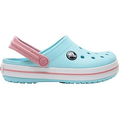Abbildung von Crocs Unisex Kids Crocband Clog K, Ice Blue/White, 36/37 EU