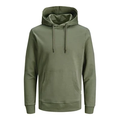 Abbildung von JACK &amp; JONES Herren JJEBASIC Sweat Hood NOOS 12182537, Dusty Olive/REG, M