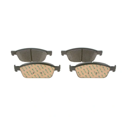 Abbildung von BOSCH 0 986 495 388 Bremsbelagsatz Low Metallic mit Anti Quietsch Blech, Kolbenclip FORD: KUGA 2, FOCUS 3, 3 Turnier, HYUNDAI: i10 II Saloon