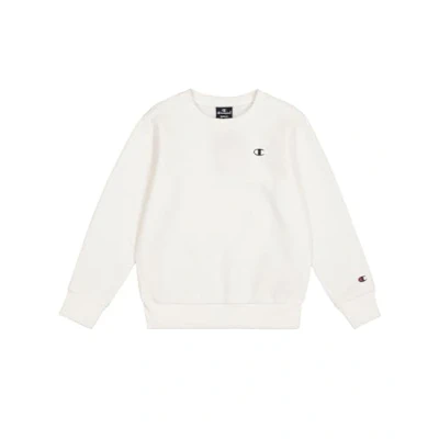 Abbildung von Champion Basic Crewneck Unisex Sweatshirt für Kinder, Größe: 174/179, White