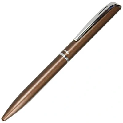 Abbildung von Pentel BL2007 Roller Energel Philography 0,7 mm Metallschaft braun im Geschenketui