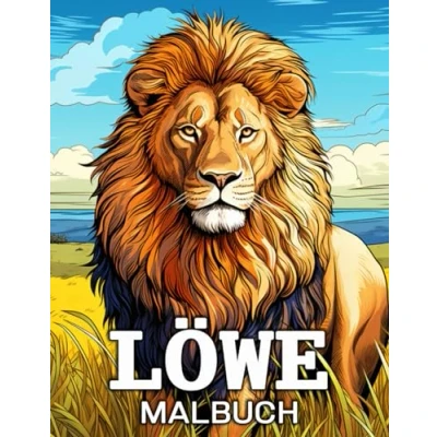 Abbildung von Löwe Malbuch: 50 einzigartige Illustrationen zum Stressabbau und zur Entspannung