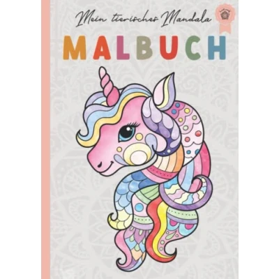 Abbildung von Mein tierisches Mandala Malbuch: 50 Tiermandalas für Kinder ab 4 Jahren, Kreativität fördern mit dem Malbuch Kinder, ein tolles Geschenk kleine kreative Köpfe